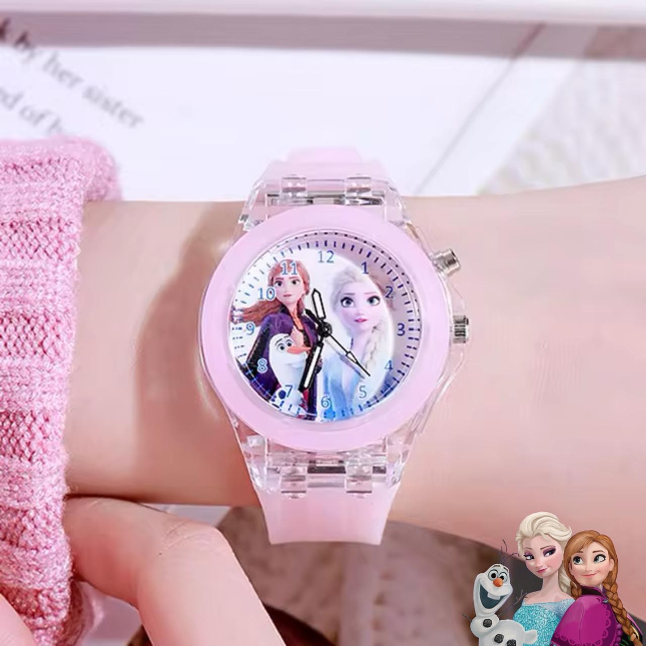 Disney Frozen Princess Elsa & Sophia LED Kids Watch