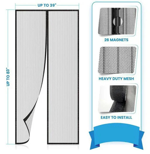 Magnetic Door Mesh – Seamless Entry & Bug-Free Living