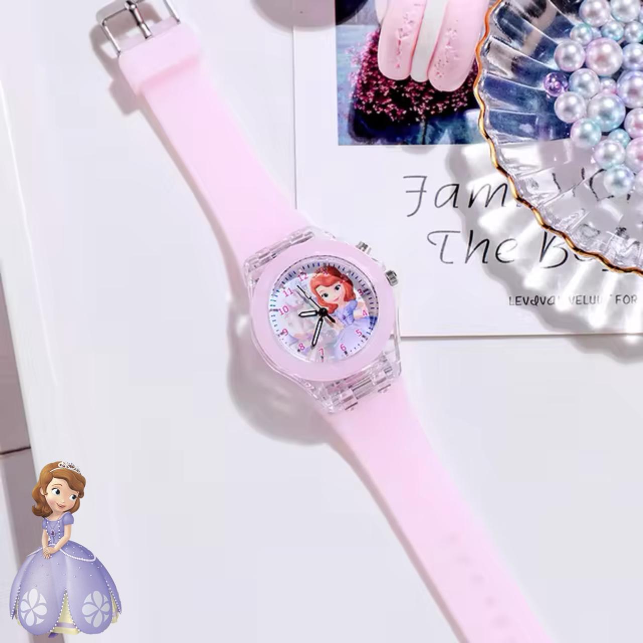 Disney Frozen Princess Elsa & Sophia LED Kids Watch