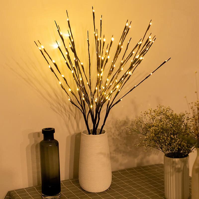 Festive & Enchanting LED Branch Lights – Cozy Glow for Holidays and Beyond