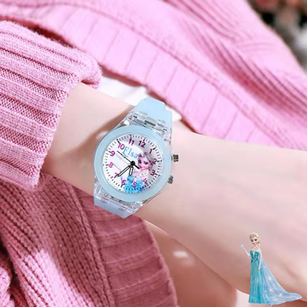 Disney Frozen Princess Elsa & Sophia LED Kids Watch