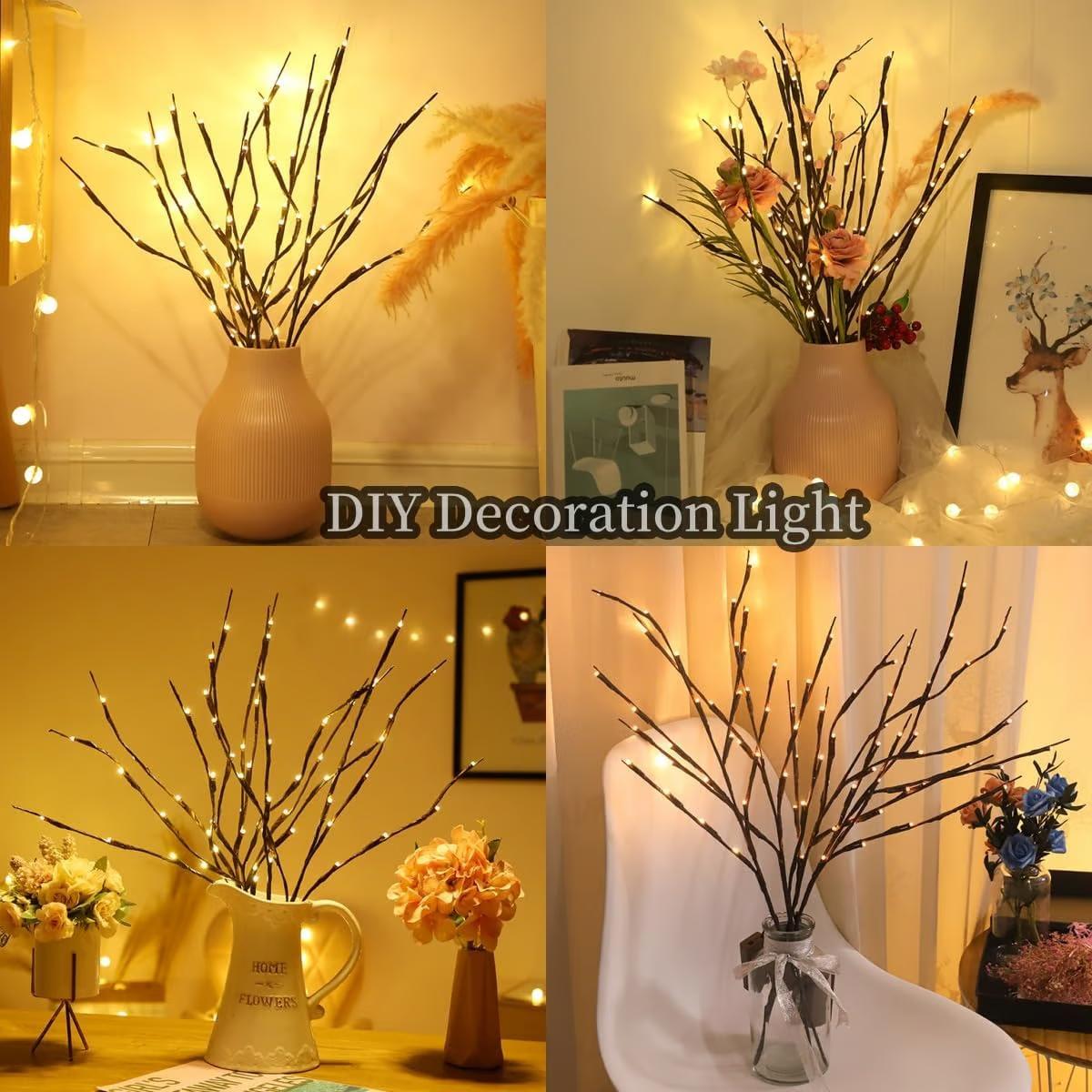 Festive & Enchanting LED Branch Lights – Cozy Glow for Holidays and Beyond