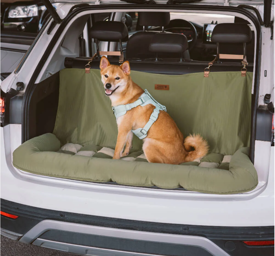 Premium Bolster Pet Seat Bed – Ultimate Comfort & Safety