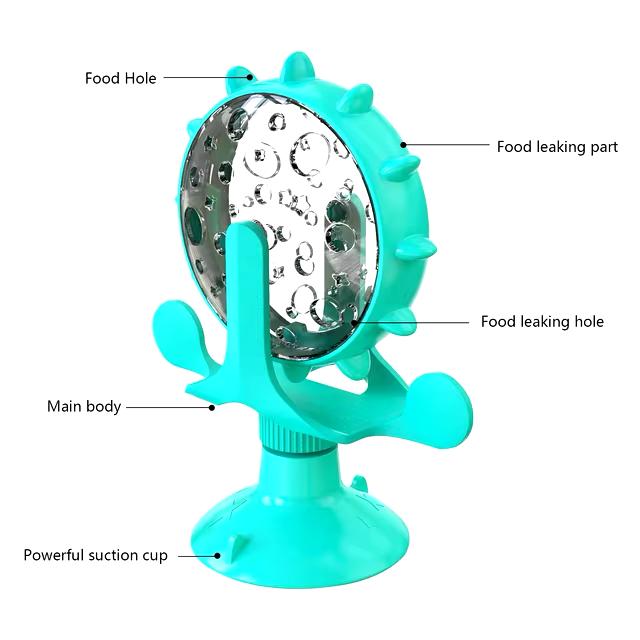 360° Rotating Pet Food Dispenser – Fun & Healthy Feeding for Your Pet