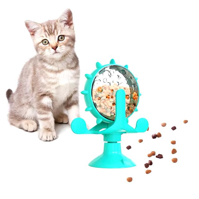 360° Rotating Pet Food Dispenser – Fun & Healthy Feeding for Your Pet