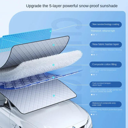 Ultimate Magnetic Snow & Ice Shield for Cars