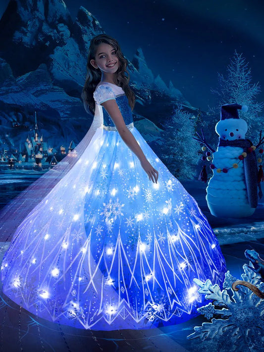 Queen Elsa Light Up Costume