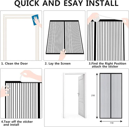 Magnetic Door Mesh – Seamless Entry & Bug-Free Living